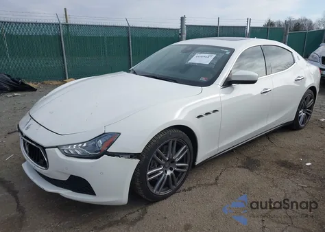 2017 Maserati Ghibli S Q4 z USA, uszkodzony, nr VIN ZAM57RTA5H1229995